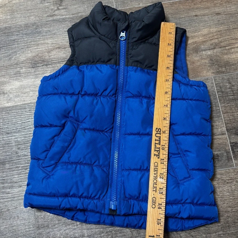Old Navy Kids Frost Free Puffer Vest Blue, Navy, Size 3T Boys Girls, Winter, Zip